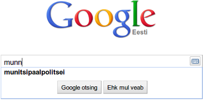 Kes on munitsipaalpolitsei Google'i järgi